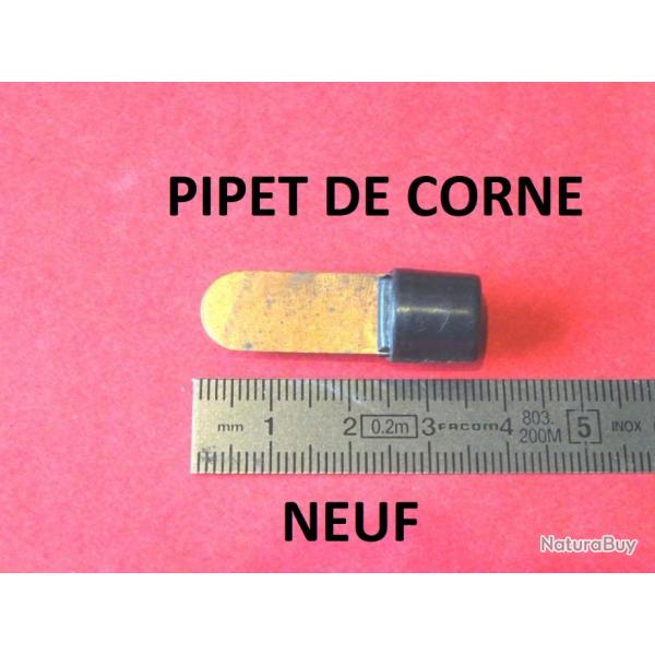 pipet plastique de corne longueur 34mm diamtre 12mm - VENDU PAR JEPERCUTE (JO703)