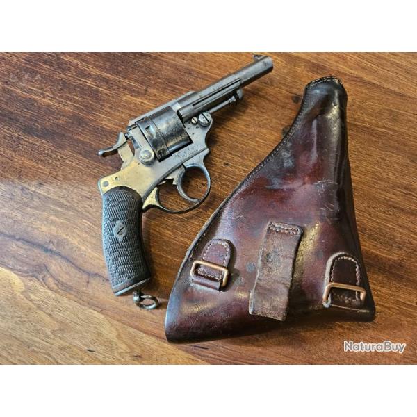 Revolver rglementaire franais modle 1873 (troupe) CHAMELOT-DELVIGNE calibre 11mm73 catgorie D