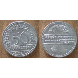 Allemagne 50 Pfennig 1920 Atelier A Piece