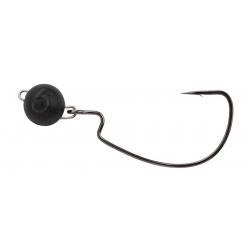 Tête plombée Spro FreeStyle Rigged Bottom Jigs Noir 1/0 7g