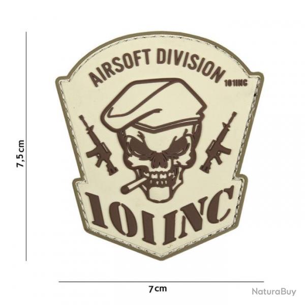 PATCH EN  3D  ET  PVC - AIRSOFT DIVISION  - 101INC