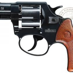 Revolver d'alarme à blanc ROHM RG59 - Cal. 380 (9mm RK) Noir