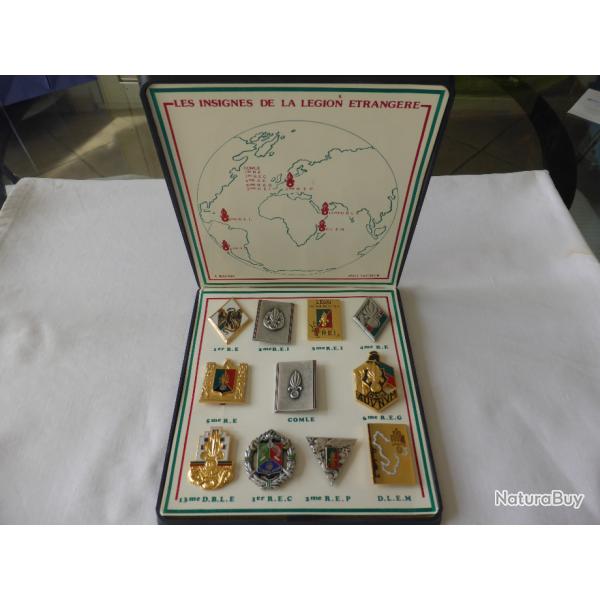 Coffret les insignes de la lgion trangre