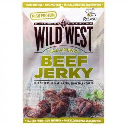 Viande séchée de boeuf Wild West Jalapeno Beef Jerky 60g