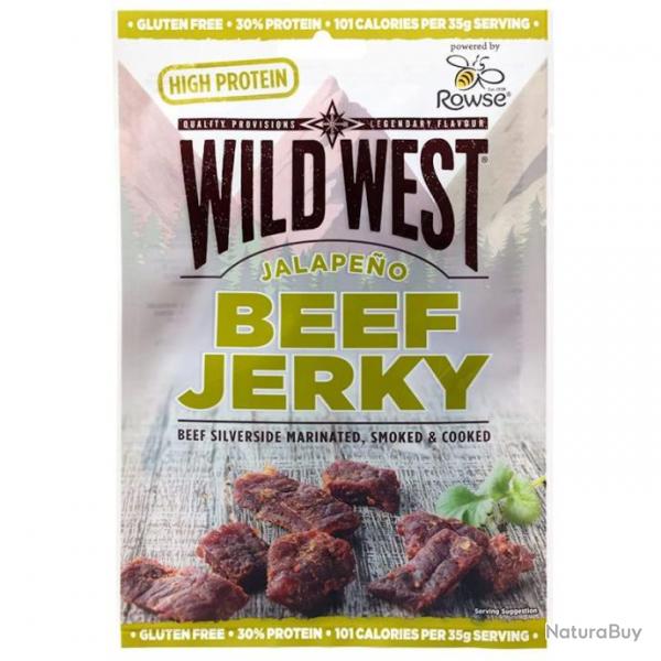 Viande sche de boeuf Wild West Jalapeno Beef Jerky 60g