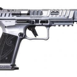 Vente flash ! - CANIK - PISTOLET SFX RIVAL-S CHROME 9X19