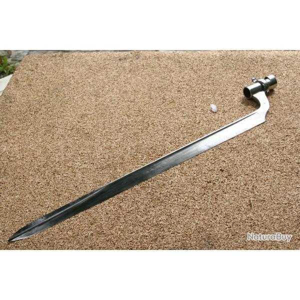 BAIONNETTE SABRE A RESSORT MODELE 1837 POUR CARABINE PONTCHARRA