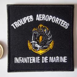 écusson militaire troupes aéroportées infanterie marine