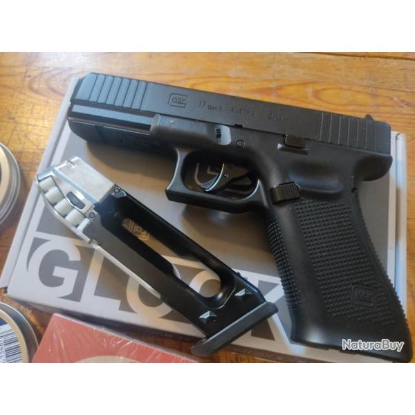 Pistolet Glock 17 gen5 UMAREX diabolo 4.5mm  chane rotative plombs