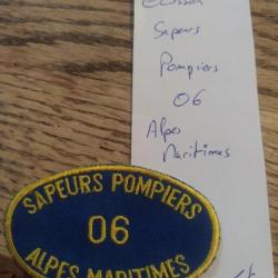 Écusson pompiers 06 alpes maritimes