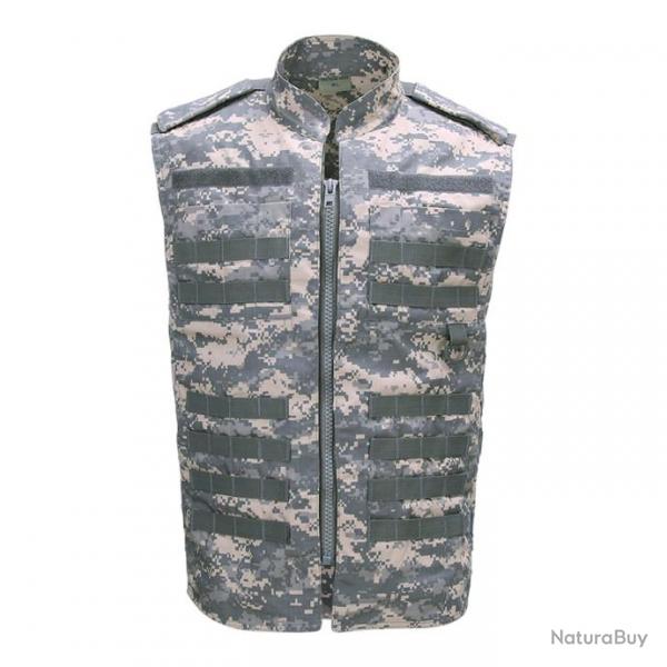 Gilet tactique Recon. (Couleur Camouflage ACU, Taille M-L)