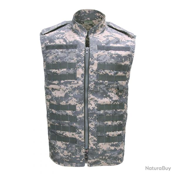 Gilet tactique Recon. (Couleur Camouflage ACU, Taille XL-2XL)