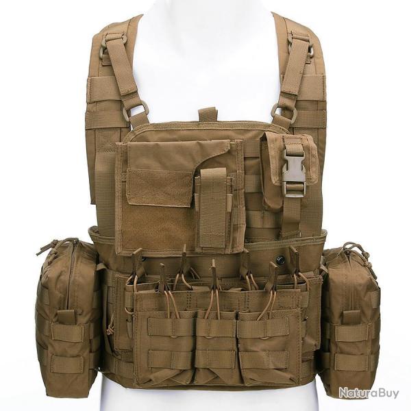 Gilet tactique de poitrine Operator (Couleur Coyote)