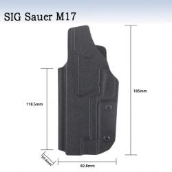 Holster Kydex IWB à l'intérieur de la ceinture droitier - Sig Sauer P320 M17