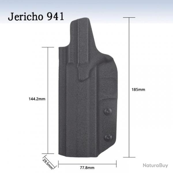 Holster Kydex IWB  l'intrieur de la ceinture droitier - Jericho 941