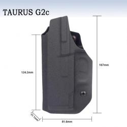 Holster Kydex IWB à l'intérieur de la ceinture droitier - Taurus G2c