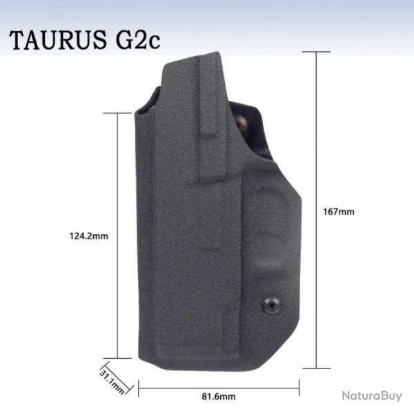 Holster Kydex IWB  l'intrieur de la ceinture droitier - Taurus G2c