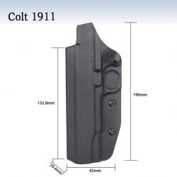 Holster Kydex IWB à l'intérieur de la ceinture droitier - Colt 1911