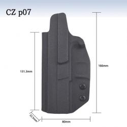 Holster Kydex IWB à l'intérieur de la ceinture droitier - CZ P07