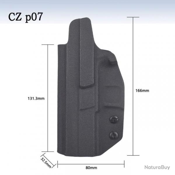 Holster Kydex IWB  l'intrieur de la ceinture droitier - CZ P07