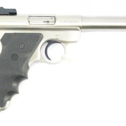 pistolet ruger MK  II target inox calibre 22 lr