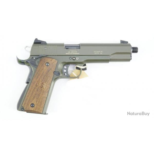 Pistolet Sig Sauer 1911-22 vert oliv plaquette US calibre 22Lr