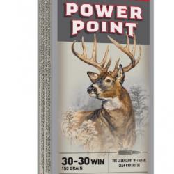 Munitions WINCHESTER cal.30-30win super x power point 150gr 9.72g par 60