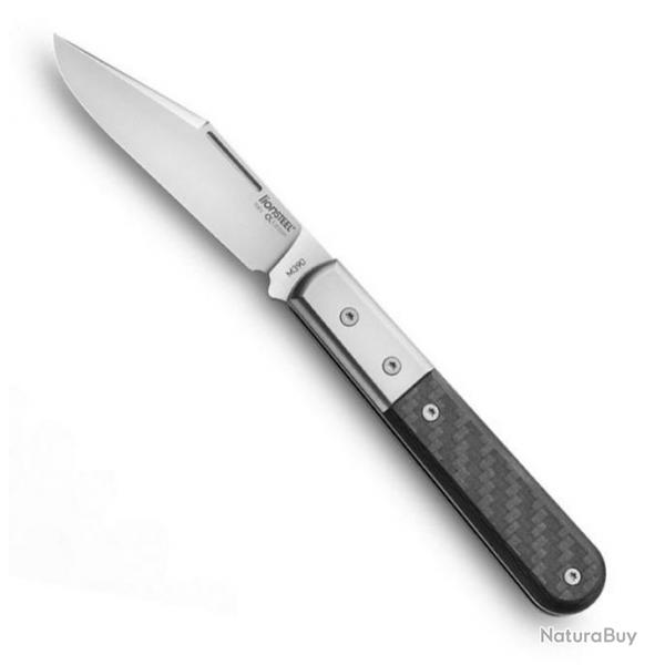 Couteau "Shuffler Barlow", Manche fibres de carbone [Lionsteel]