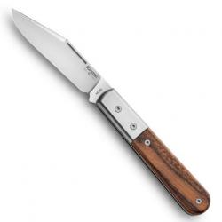 Couteau "Shuffler Barlow", Manche bois de Santos [Lionsteel]