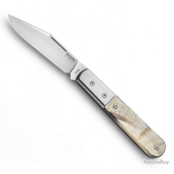 Couteau "Shuffler Barlow", Manche corne de blier [Lionsteel]