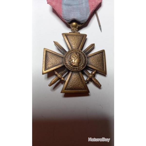 Dcoration militaire Croix de Guerre TOE France