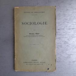 Marcel Déat - Sociologie 1925. Édition originale