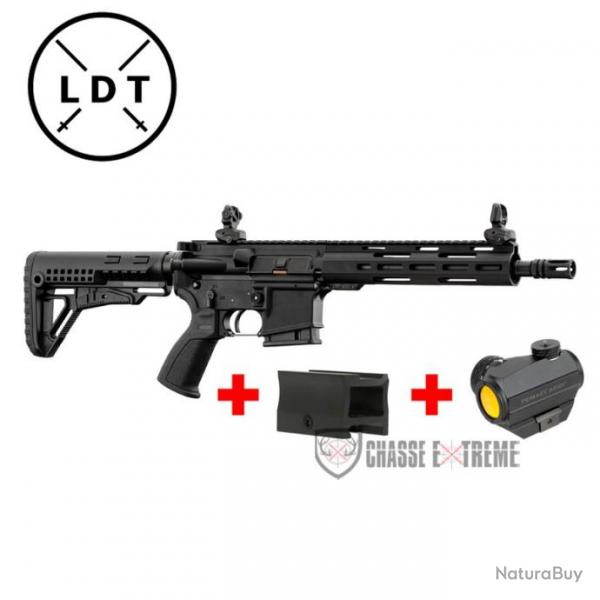 Pack AR-15 LDT 10.5" + Point Rouge Primary Arms 2 MOA + Montage Point Rouge sur Rail Picatinny