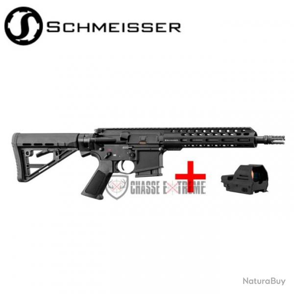 Pack SCHMEISSER AR15 S4F M-lok 10.5'' Cal 223 Rem + Point Rouge Falke