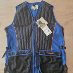 Gilet de tir Ball trap evo 3xl bleu