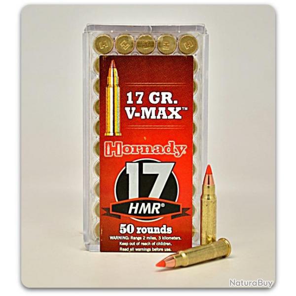 HORNADY V-Max 17 HMR 17Gr