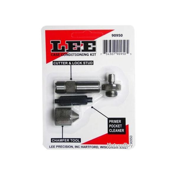 LEE CASE CONDITIONING KIT (cutter&lock stud/chamfer tool/primer pocket cleaner)