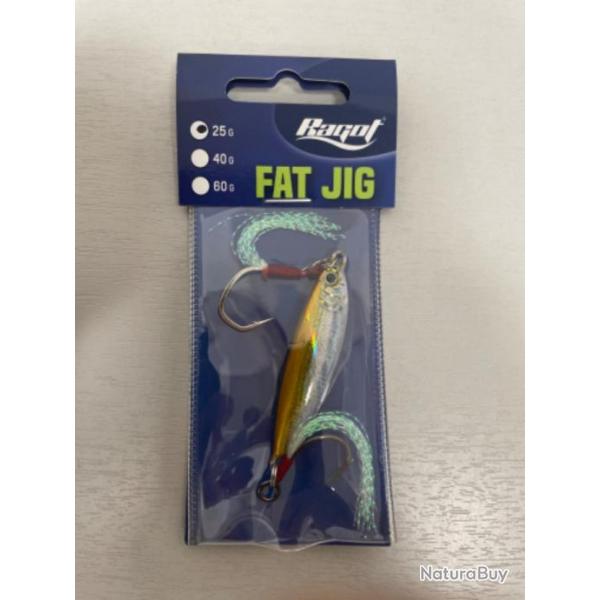 !! LEURRE JIG RAGOT FAT JIG 25gr COL AYU