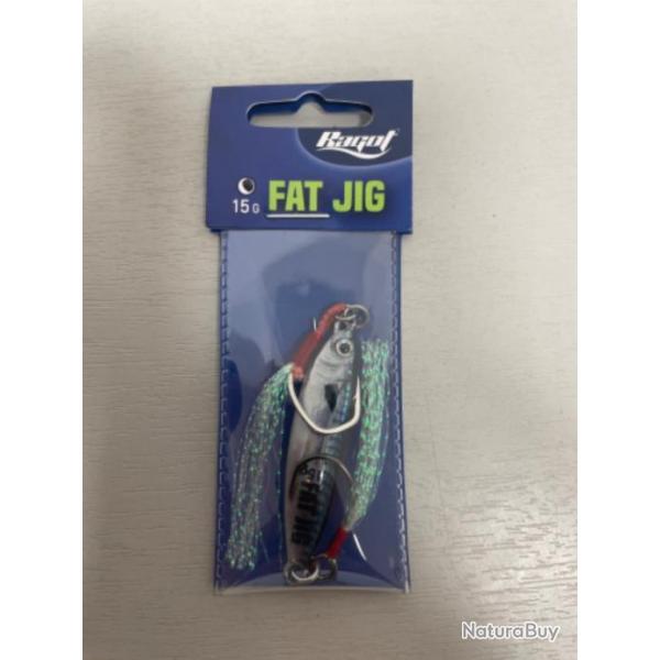 !! LEURRE RAGOT FAT JIG 15gr COL MACKEREL BLUE