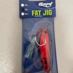 !! LEURRE RAGOT FAT JIG 40gr COL RED BLACK