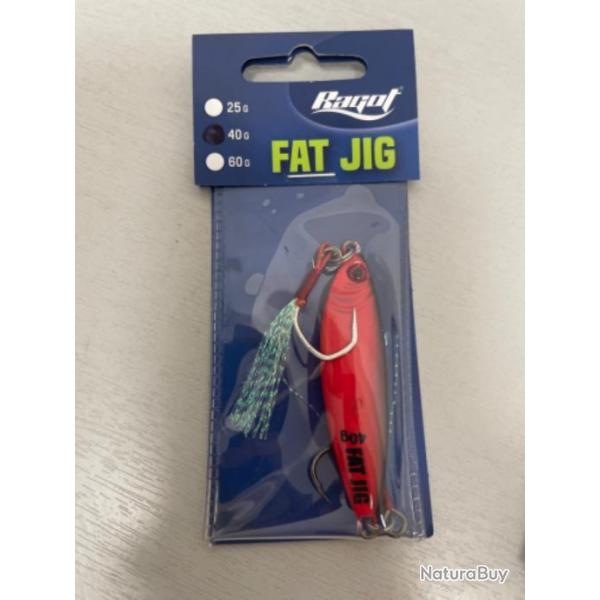 !! LEURRE RAGOT FAT JIG 40gr COL RED BLACK