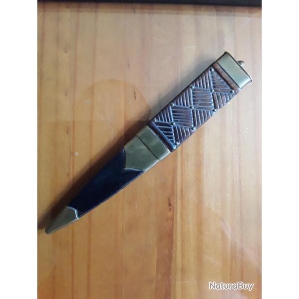 Couteau ecossais sgian dubh d'officier ww2