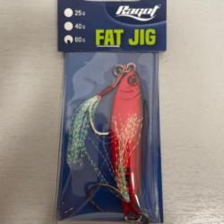 !! LEURRE RAGOT FAT JIG 60gr COL RED BLACK