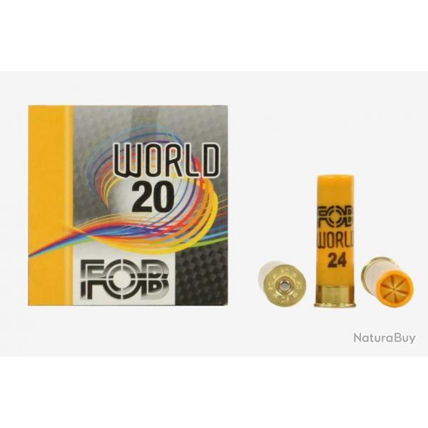 Cartouches FOB World 20 - Cal. 20/70 - 24 g / 7.5 / Par 5