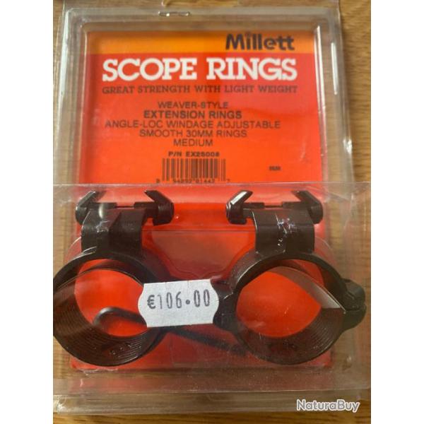 BF24 - Collier MILLETT Extension Angle-Loc 30mm Medium