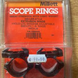 BF24 - COLLIER MILLETT - Extension Angle-Loc 1 pouce Medium