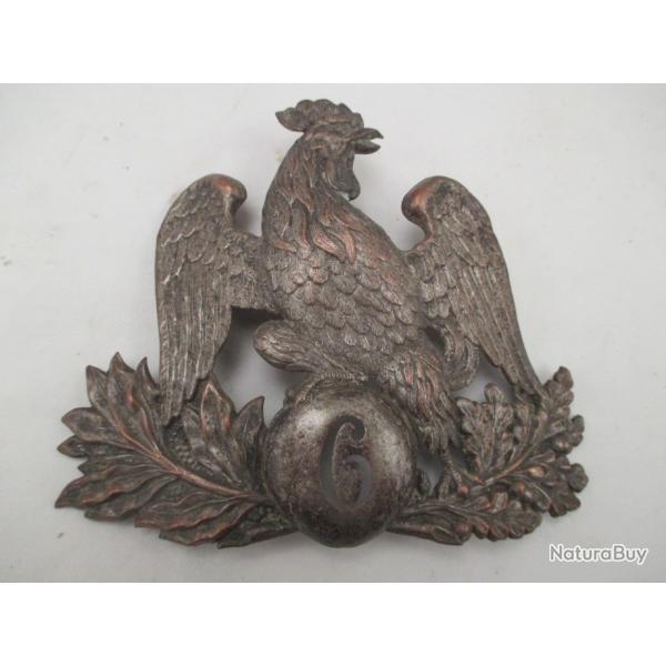 plaque  au coq  model 1837  monarchie de juillet  trs bon tat