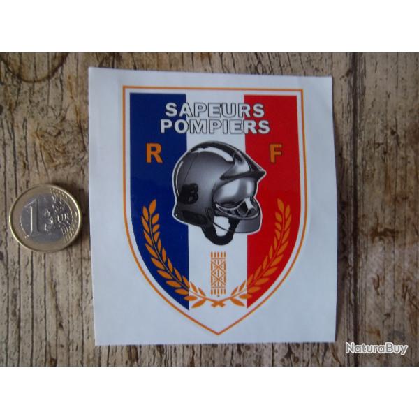 autocollant sapeurs pompiers blason cusson