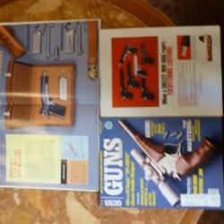 lot de 60 revues"GunsMagazine"