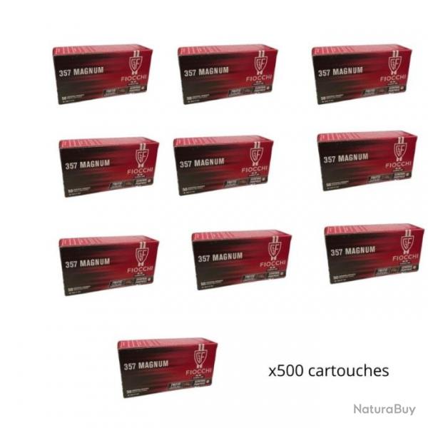 Cartouches FIOCCHI cal.357mag fmj 142gr par 500